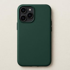 15 Deep Green Slim Fit Phone Case - Lightweight Protection