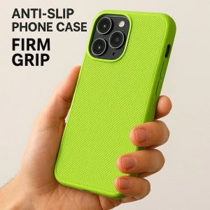 Lime Green Anti-Slip Phone Case - Firm Grip