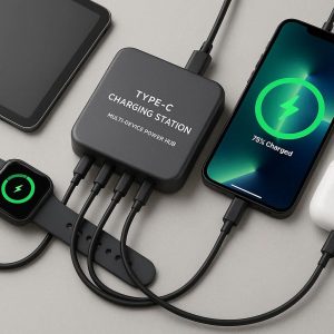 Type-C Charging Station - Multi-Device Power Hub